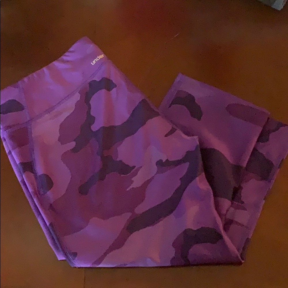 UA purple leggings